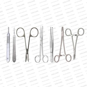 Ensemble d'instruments de pansement chirurgical manuel au meilleur prix personnalisé, acier inoxydable allemand, kit de suture certifié CE, fabriqué au Pakistan - Product Image 2