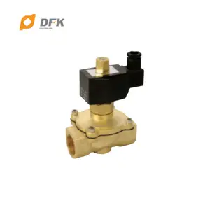 Katup Solenoid Kuningan Elektronik Air OEM untuk Industri