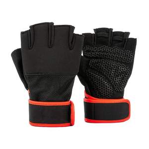 Guantes de gimnasio transpirables de medio Dedo de alta calidad, precio competitivo, venta al por mayor, guantes de cuero para levantamiento de pesas - Product Image 1