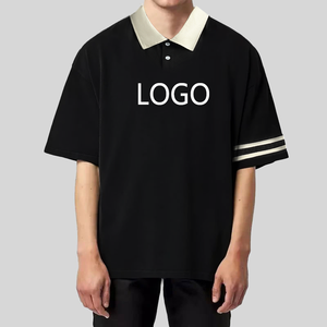 เสื้อเชิ้ตปักโลโก้ตามสั่ง ผ้าคอตตอนถักเนื้อนุ่ม คุณภาพสูง ODM สำหรับผู้ชายและผู้หญิง เหมาะสำหรับเล่นกอล์ฟ - Product Image 2