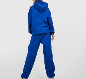 Ensembles décontractés pour hommes de qualité supérieure léger 100% coton survêtement capuche personnalisé avant imprimé pantalons de survêtement hiver Plus respirant - Product Image 3