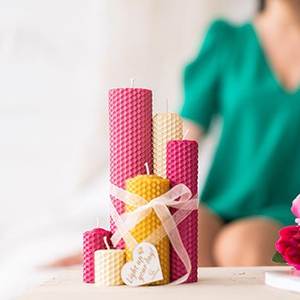 Fabricante de kit de fabricación de velas DIY para niños gama de colores marfil de más de 48 colores de lujo hojas de cera de abejas juguete educativo - Product Image 5