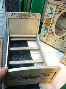 Ensemble de chambre à coucher de luxe pour poupées, pièces énormes peintes à la main, cadeau parfait pour les filles, jeu imaginatif, jeu de simulation et décoration de chambre - Product Image 6