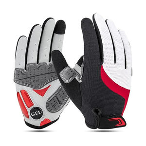 Guantes de Ciclismo Unisex, Transpirables, con Gel, para Bicicleta de Carretera y Montaña, Antideslizantes, Suaves y Cómodos, de Cuero Sintético PU - Product Image 1
