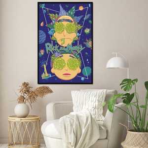 Póster en Lienzo de Rick y Morty, Arte Mural de High in the Sky - Product Image 5