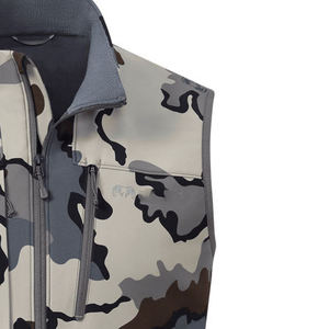 Gilet chauffant à impression par sublimation Gilet de tir pour homme Polyester sans manches Vestes respirantes Poche zippée - Product Image 3