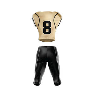 Camiseta de fútbol americano transpirable de manga corta de estilo de moda hecha en Pakistán uniforme de fútbol americano al por mayor - Product Image 2