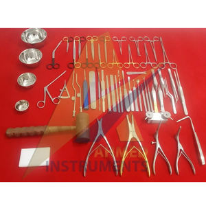 ชุดอุปกรณ์เสริมจมูก57ชิ้นเครื่องมือผ่าตัดเสริมจมูกชุดสเตนเลสออกแบบโลโก้ได้ตามต้องการ - Product Image 1