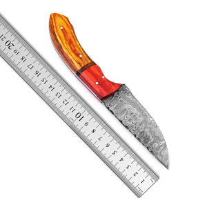 Cuchillo de caza de acero damasco personalizado OEM en cuchillos japoneses estilo venta al por mayor cuchillos de caza para acampar al aire libre - Product Image 6
