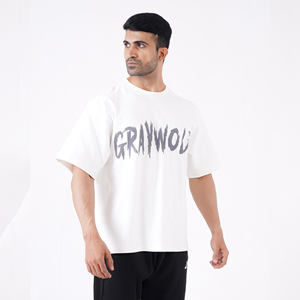 Camisetas de cuello redondo de gran tamaño para hombre de nuevo diseño de alta calidad, camisetas de cuello redondo de gran tamaño de secado rápido - Product Image 4