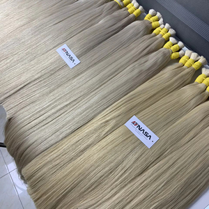 Extensions de cheveux en vrac à prix de gros, cheveux de donneur, double trame, 100 grammes, couleurs foncées, 24 pouces - Product Image 1