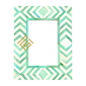 Marco de fotos de madera de resina hecho a mano indio de alta calidad con hueso de cuerno Diseño más vendido Diseños personalizados Precio al por mayor - Product Image 2