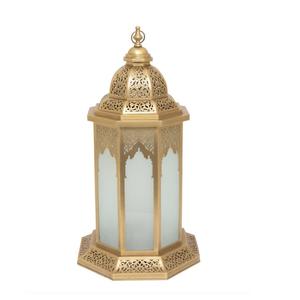 Lanterne marocaine artisanale de forme personnalisable, lanterne à bougie en métal vintage pour une utilisation en intérieur et en extérieur - Product Image 1