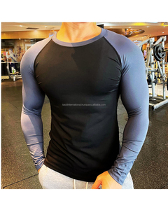 เสื้อแรชการ์ดผู้ใหญ่ ผ้าโพลีเอสเตอร์ 100% ทนทาน น้ำหนักเบา ยืดหยุ่น แห้งเร็ว ระบายอากาศดี พิมพ์ลาย สไตล์เรียบง่าย สำหรับเล่นกีฬา - Product Image 4