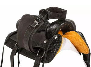 อานม้าหนังแท้แบบตะวันตกคุณภาพพรีเมี่ยมสำหรับแข่งกระบอกและขี่ม้า - Product Image 2