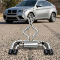 Système d'échappement Catback en acier inoxydable SDO pour BMW X5M X6M E70 E71 4.4TT V8 2009-2014, soupape électronique de performance