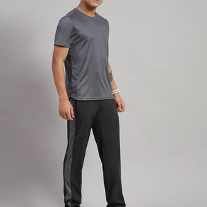 Lightweight Factory Direct Selling <b>Men</b> T Shirt And <b>Trouser</b> Set Cotton Breathable <b>Summer</b> Wear Look <b>Men</b> T Shirt And <b>Trouser</b> Set - Product Image 3