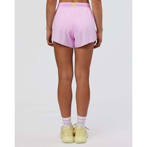Pantalones Cortos Deportivos Accelerate 3 de Tela Transpirable, Estilo Marshmallow-Lemon - Product Image 4