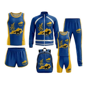 Conjunto Deportivo Informal de Invierno, Ligero y Transpirable, al por Mayor, Uniforme de Running Personalizado, 100% Poliéster Disponible - Product Image 1