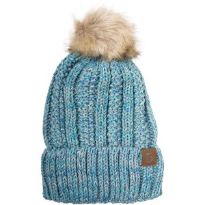 Bonnet en tricot personnalisé à la mode pour femmes épaisses et personnalisées Bonnet de ski à pompons pour l'hiver - Product Image 4