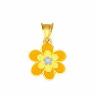 Pendentif en alliage plaqué or chrétien avec logo du fabricant, breloque poisson de dessin animé mignon pour enfants, personnalisé en émail et zircon