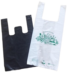 ถุงพลาสติกเสื้อยืดกระเป๋าช้อปปิ้งซูเปอร์มาร์เก็ตกระเป๋าหิ้วพลาสติก HDPE - Product Image 6