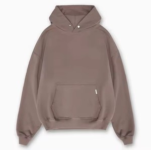 Sudadera Cómoda con Hombros Caídos, Uso Casual, Básica, 100% Algodón Felpa, Tejido Suave y Sostenible, Otoño, Hombre - Product Image 1