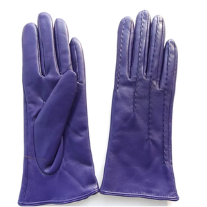 Gants de robe en cuir véritable de qualité supérieure Gants de fitness à la mode d'hiver Gants de robe en cuir de qualité supérieure fabriqués - Product Image 6