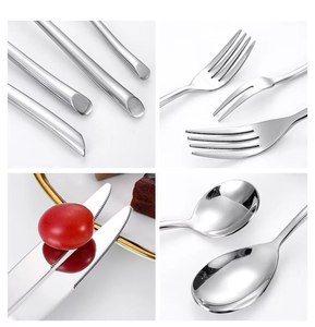 Ensemble de couverts en or mat avec fourchettes et couteaux fabriqués en acier inoxydable Design fabuleux Disponible à prix avantageux en Inde - Product Image 6