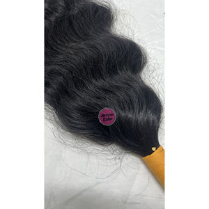 Cheveux humains bruts naturels en vrac pour le tressage, 100% vierge Remy indien gris bouclé, sans trame, cheveux lâches pour les torsades, les tresses, les dreadlocks - Product Image 3