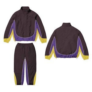 Chándales Deportivos de Nailon de Alta Calidad con Logotipo Personalizado, Chaqueta Deportiva con Cremallera para Hombre, Chándal de Moda, Cortavientos de Poliéster, Ropa Deportiva Urbana - Product Image 2