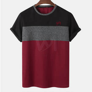 T-shirt en coton 100% confortable, coupe ample, pour hommes, logo personnalisé imprimé, vêtements de rue pour hommes - Product Image 1