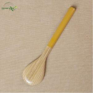 Classic <b>Bamboo</b> Dinner & Salad Spoon Set <b>Mirror</b> Polish Durable Eco-Friendly Utensils for Giveaways - Product Image 6