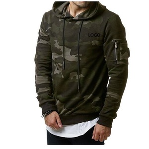 Pull hiver à capuche sport hommes Slim Fitness unisexe chasse polaire blanc Camouflage Polyester Sublimation Camo à capuche - Product Image 5
