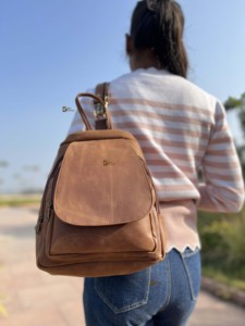 Sac à dos en cuir véritable véritable sacs multi-usages Offre Spéciale Design unique filles sac d'ordinateur portable sac d'école cahiers - Product Image 3