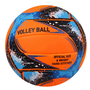 Volleyball en PVC durable enduit de PU et de cuir pour le jeu actif - Product Image 2