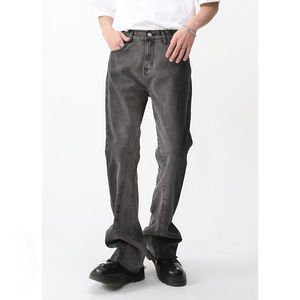 กางเกงวอร์มลำลองไมโครแฟชันชายใหม่มีแถบเอวยางยืดบูทไล่ระดับสีสไตล์เกาหลีระบายอากาศได้ดีกันน้ำได้สูง - Product Image 2