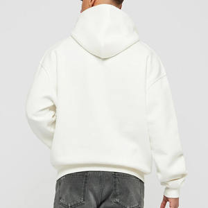 2025 personalizado 100% algodón peso pesado de gran tamaño pulóver Sudadera con capucha para hombres bordado estilo callejero cuello con capucha Digital otoño - Product Image 2