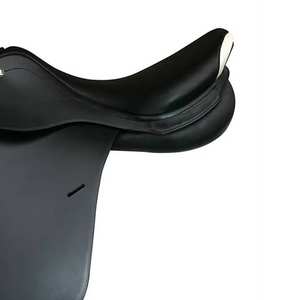 Sillín de resistencia de salto inglés de cuero negro hecho a mano de alta calidad para montar a caballo, precio al por mayor de Venta caliente de la India - Product Image 2