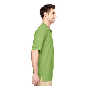 Polo de piqué sólido de ajuste clásico para hombre, camiseta Polo de mezcla seca para hombre - Product Image 2
