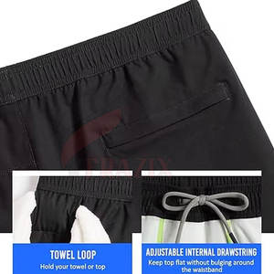 Pantalones Cortos Deportivos de Doble Capa para Hombre, Pantalones Cortos de Correr Elásticos, Pantalones Cortos de Gimnasio de Doble Capa para Hombre, Pantalones Cortos Deportivos Transpirables para Entrenamiento - Product Image 3