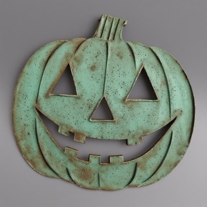 Hoja de hierro pulida a mano adorno de araña superficie de pátina que detalla acentos de temporada de Halloween perfectos con toque artesanal rústico - Product Image 4