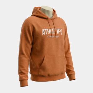 Men's Comfortable Soft Cotton Blended Basics Hoodie Casual Winter Wear for <b>Layering</b> Polyester/Cotton. - Product Image 1