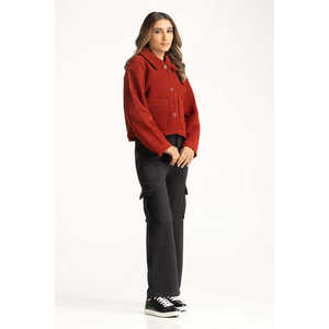 Chaqueta Sintética de Piel de Oveja para Mujer, Modelo WM-JKT-WS24-013, Tallas S/M/L, Temporada Otoño, Teñida, Poliéster, Spandex, Forro de Piel Sintética - Product Image 1