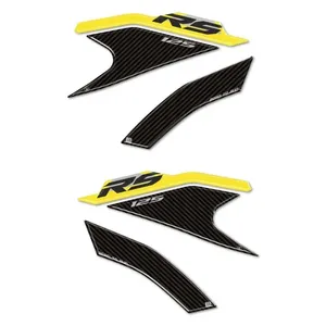 Adesivi Protettivi Laterali per Serbatoio 3D Personalizzati con Logo per Aprilia RS 125 2021-25 - Product Image 2