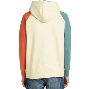 Sweat à capuche en tissu éponge de coton et bambou biologique 100% laine vierge pour hommes - Product Image 4