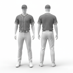 Uniforme de Béisbol Ligero Sublimado Transpirable 100% Poliéster 2026 Personalizado con Malla, Cuello en V, Unisex, Nombre del Equipo, Número, Opción Completa - Product Image 3