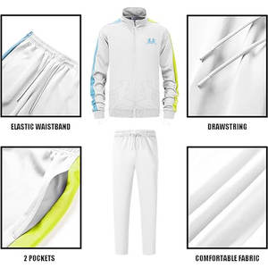 ชุดวอร์มเล่นกีฬาสวมใส่สบายเหมาะสำหรับการวอร์มและการฝึกออกกำลังกายชุดวอร์มกีฬาแบบระบายอากาศและยืดหยุ่น - Product Image 6