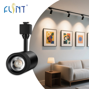 Projecteur sur rail LED COB noir de qualité supérieure 15W 1200LM Blanc chaud Réglable 15 ° /24 ° /38 ° /<span class=keywords><strong>60</strong></span> °   Projecteur <span class=keywords><strong>Juno</strong></span> Track ETL FCC - Product Image 1