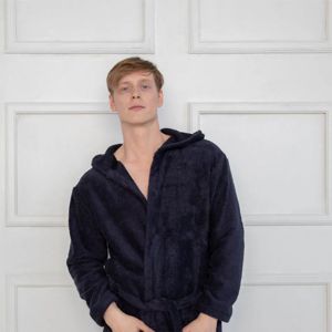 Manteaux de peignoir Premium pour hommes-Élégant et confortable-Idéal pour un usage quotidien et le confort du spa - Product Image 2